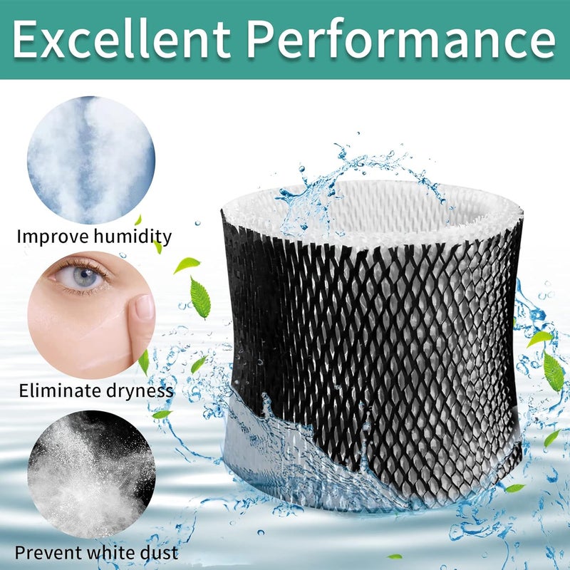 SUNRRA HWF64 Humidifier Filter for Sunbeam Humidifier Filter B, SCM1746, Long-Last & Sturdy, Fits Holmes HM1746, HM-1745 and Bionaire BWF64, 3 Pack - Image 3